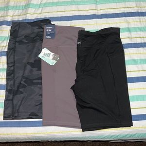 3 pairs of DSG biker shorts